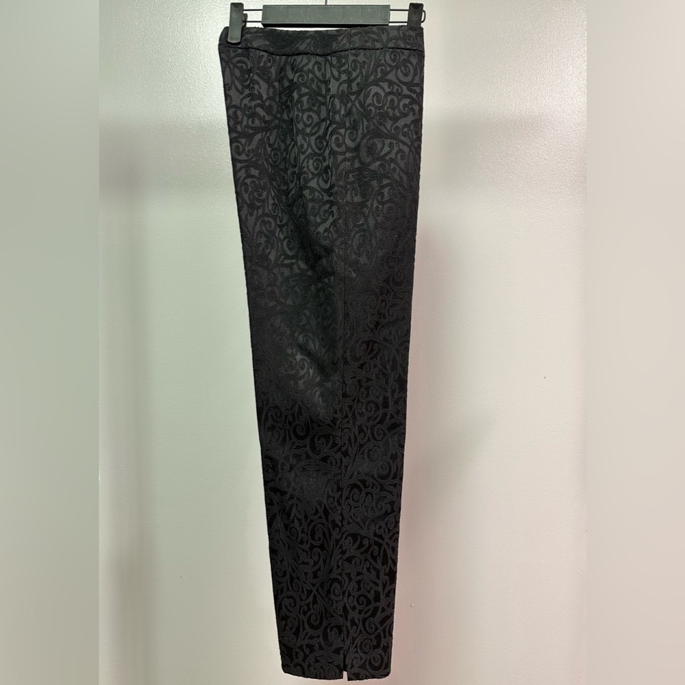 Jones New York Brocade Ankle Trousers With Stretch
